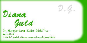 diana guld business card